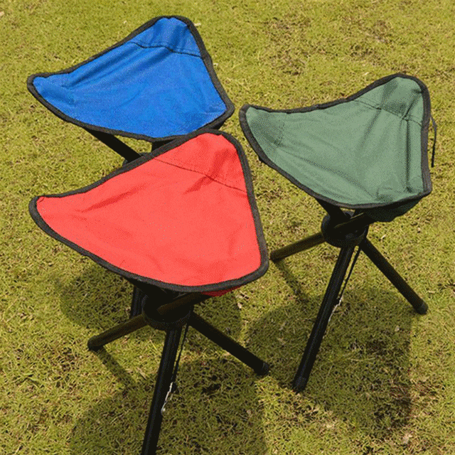 2020 Outdoor Portable Fishing Chairs Casting Folding Stool Triangle Fishing Foldable Chairs Convenient Fishing Accessories