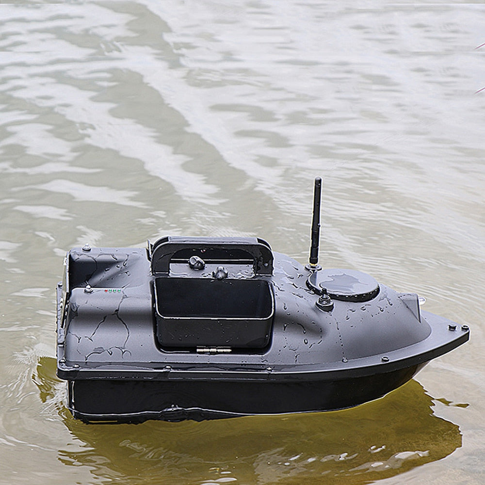 GPS Auto Return Intelligent Wireless Remote Control RC Bait Thrower Fishing Boat 500M 2KG Load High Speed Dual Light 3 Hopper