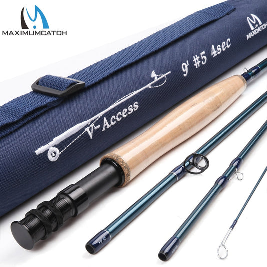 Maximumcatch 3/4/5/6/7/8/9/10/12wt Fly Fishing Rod Fast Action With Cordura Tube Carbon Fly Rod