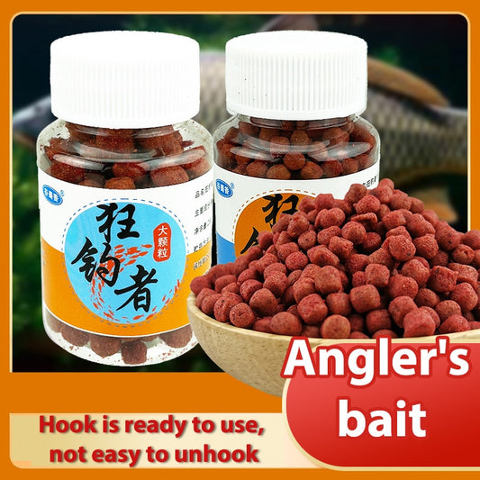120/330Pcs Worm Smell Carp Bait Real Fishing Food Smell Boilies Pop Beads Bait