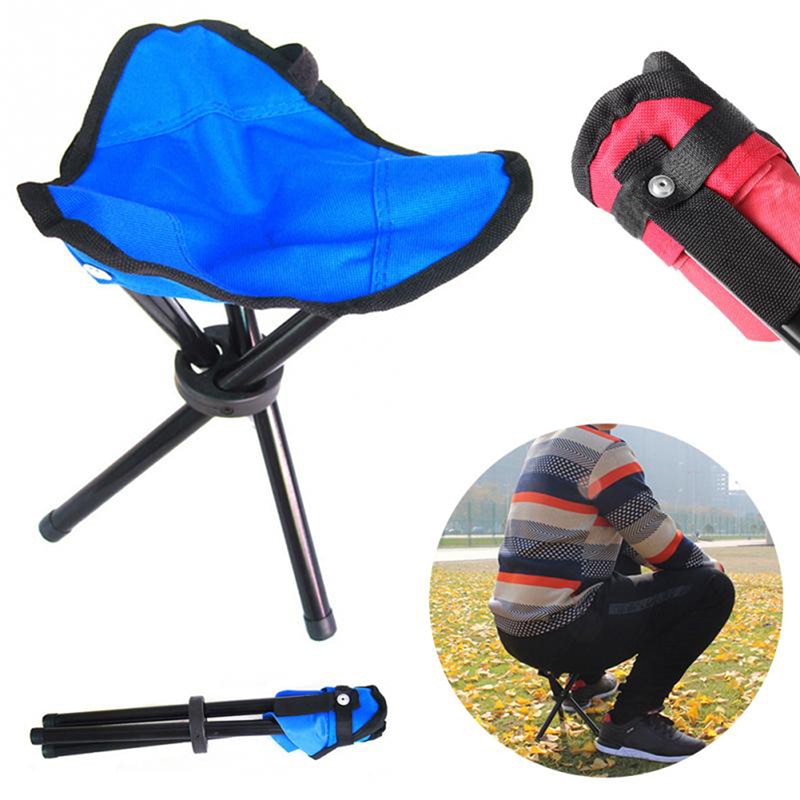 2020 Outdoor Portable Fishing Chairs Casting Folding Stool Triangle Fishing Foldable Chairs Convenient Fishing Accessories
